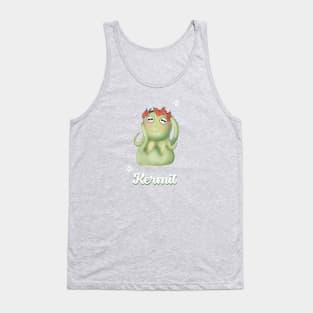 kermit the frog with flowercrown Tank Top